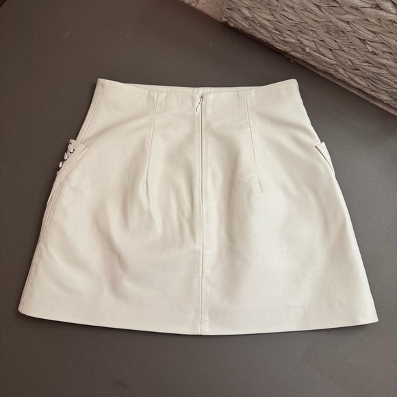 H&M EDIT COATED MINI SKIRT - Picture 4 of 13